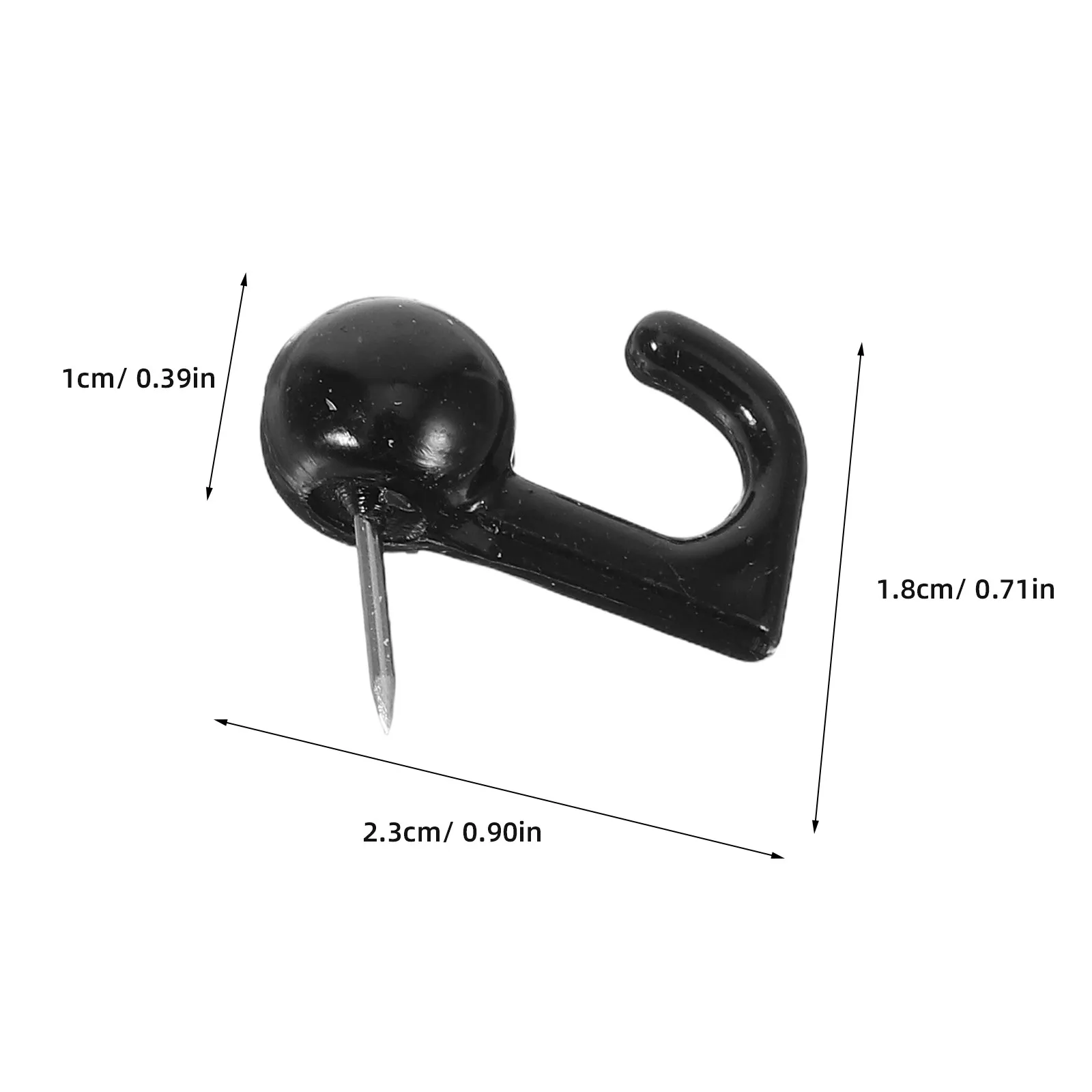50Pcs Thumbtack Hooks Sturdy Multi-Function Push Pins for Office School Cork Board Photo Posters Keys Jewelry Stitchboard Yarn