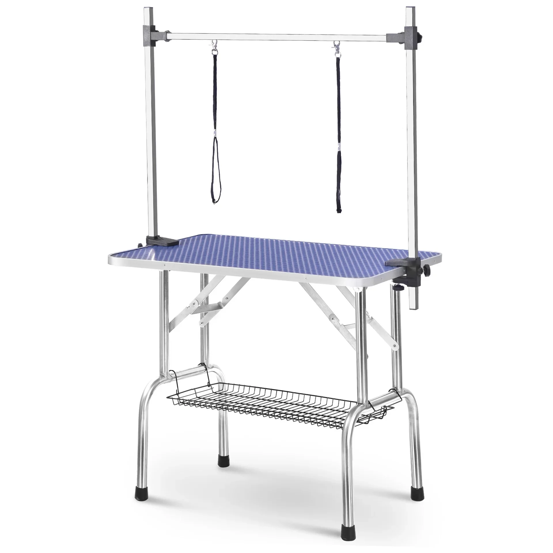 36-Inch foldable stainless steel pet grooming table