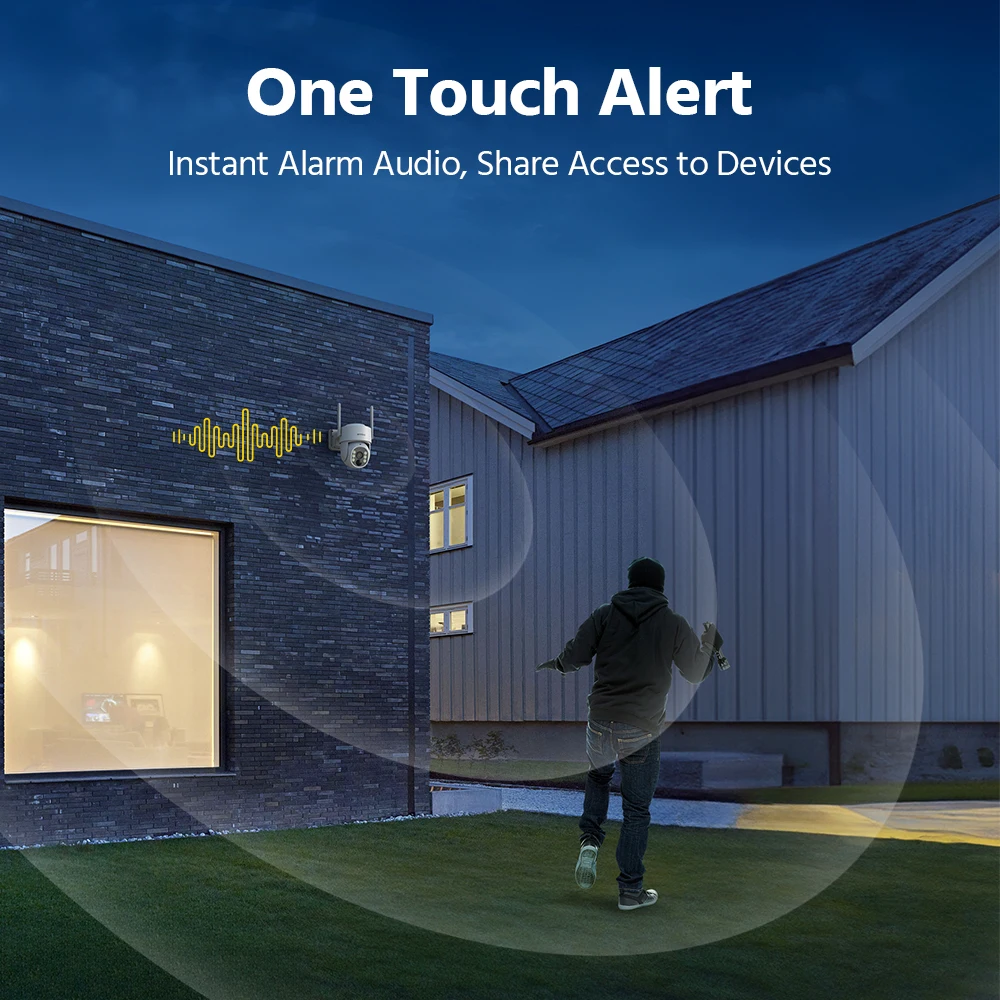 ANNKE 4MP Sistema di telecamere di sicurezza wireless scalabile 4CH 5MP Wireless Homebase NVR IP65 4MP PIR Audio bidirezionale Telecamera solare PT