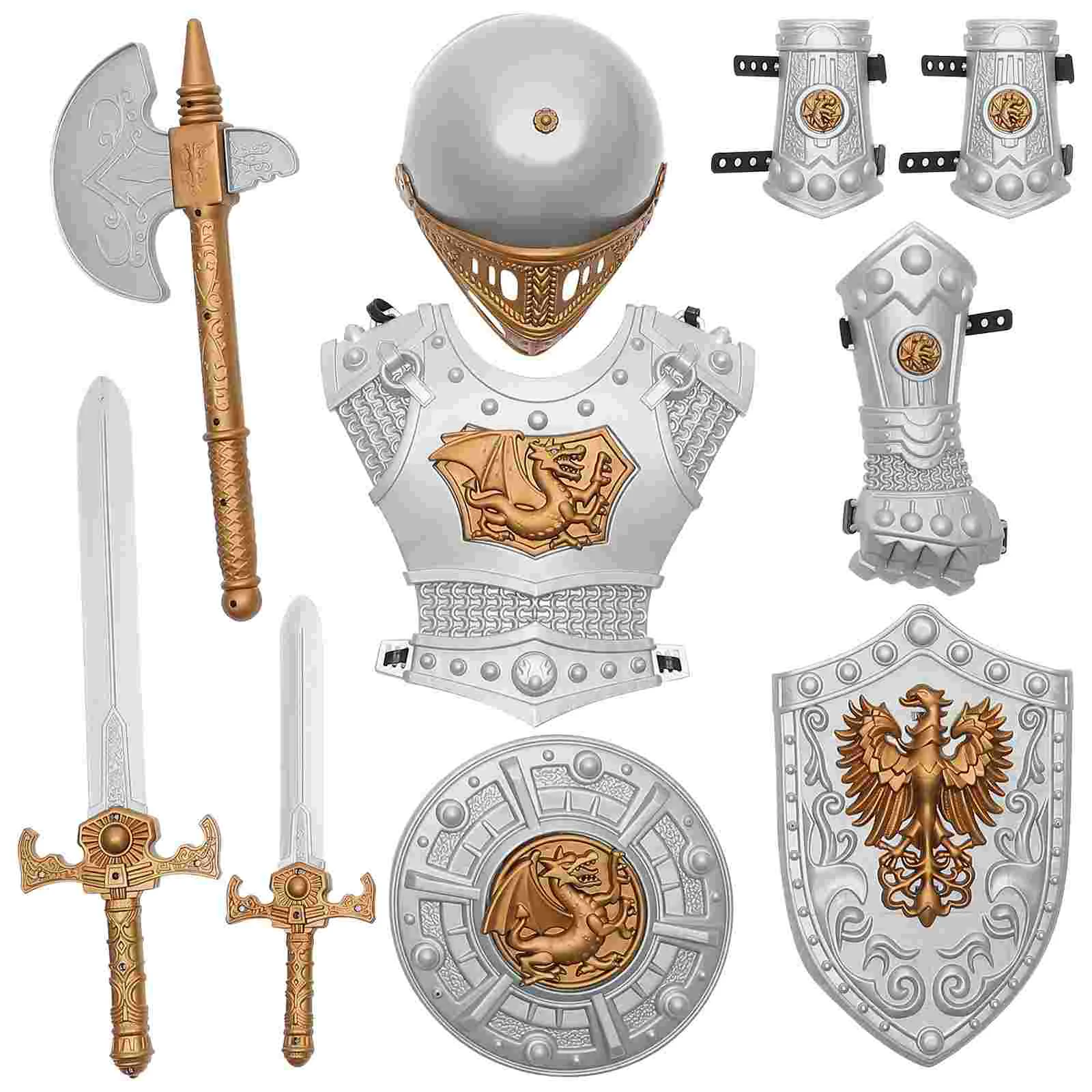 

Inflatable Knight Suit Toddler The Shield Performance Clothes Plastic Rider