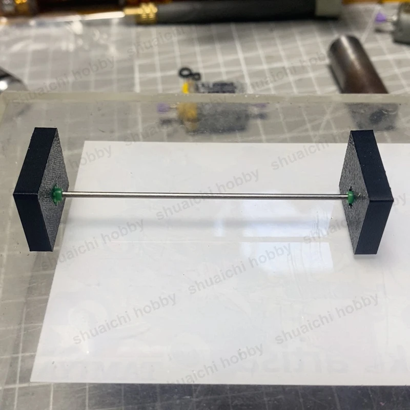 1Set Motor Gear/Aandrijfas Uitlijning Plaat voor Tamiya 4WD Auto Model 3D Gedrukt Tand Richting Uitlijning gids Hulpgereedschap