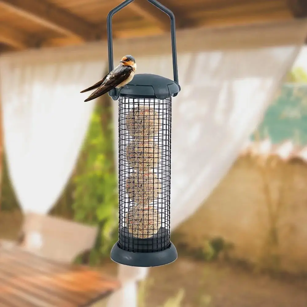 

Bird Feeder Dumplings Grease Ball Rack Outdoor Food Dispenser For Tit Small Wild Birds Feed Station Hanging Birds Feeder O2Z9