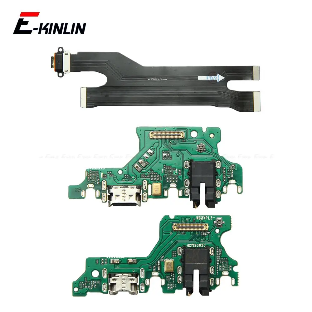 Power Charging Connector Plug Port Dock Board With Mic Microphone Flex Cable For HuaWei P40 Lite E 5G P30 Pro Plus