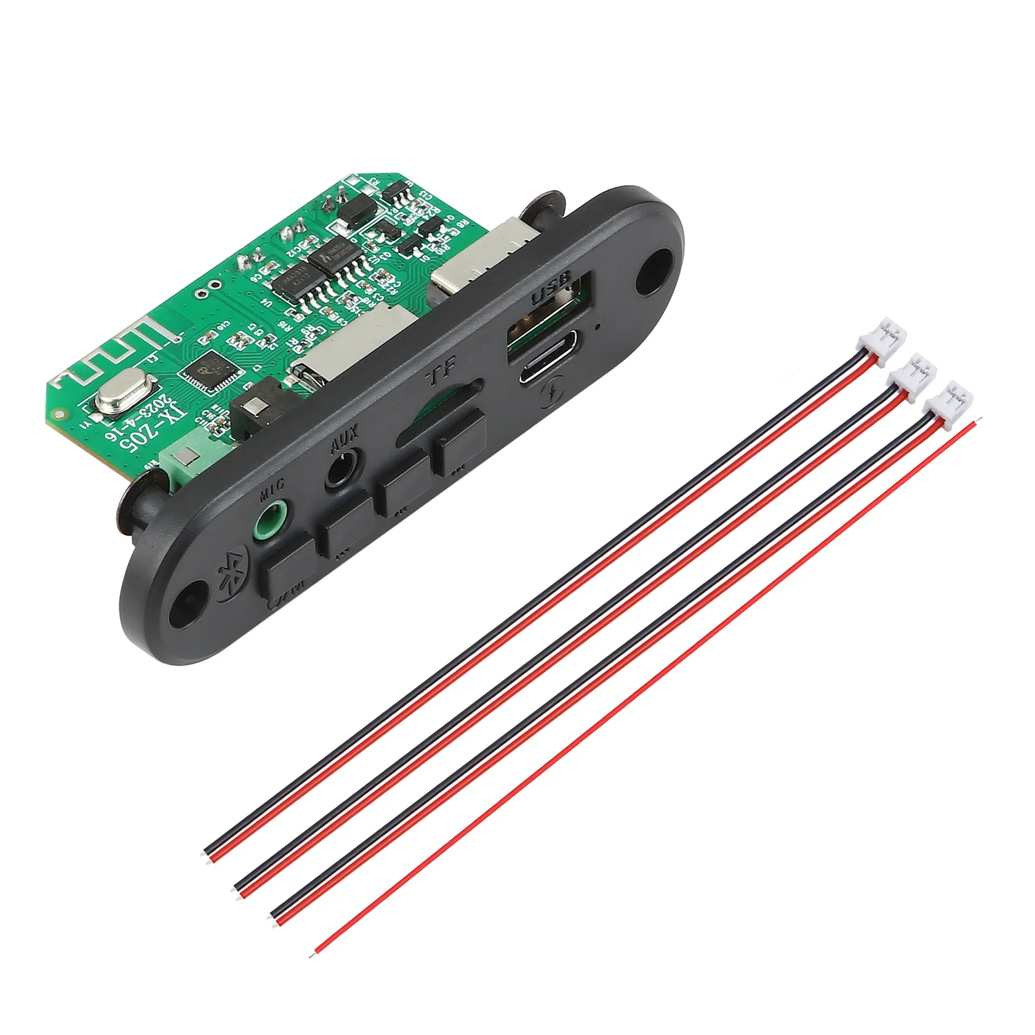 DC 5V Bluetooth 5.0 płyta dekodera MP3 6W wzmacniacz MP3 obsługuje nagrywanie rozmów 3.5mm USB TF FM dla głośnik samochodowy modułu