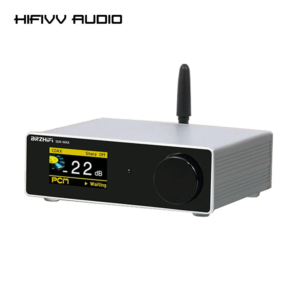 

SU9 MAX ROHM BD34352 Hifi Decoder For Home Sound Audio QCC3095 Buetooth 5.4 OPA1612 Opamp Amanero Digital Interface DSD 512 DAC
