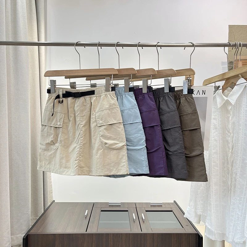 

Water-Resistant Breathable Outdoor Workwear ort Skirt A-Line Skirt Women's Anti-Light Walking Skirt Summer Season