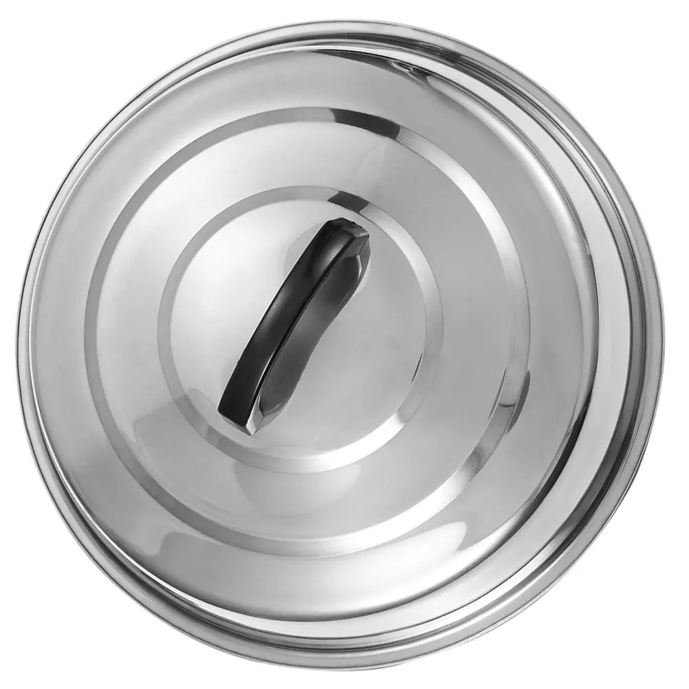 

Stainless Steel Pot Household Replacement Metal Lid For Pots Wok Cover Reusable Pan Lid With Handle For Stockpot Steamer