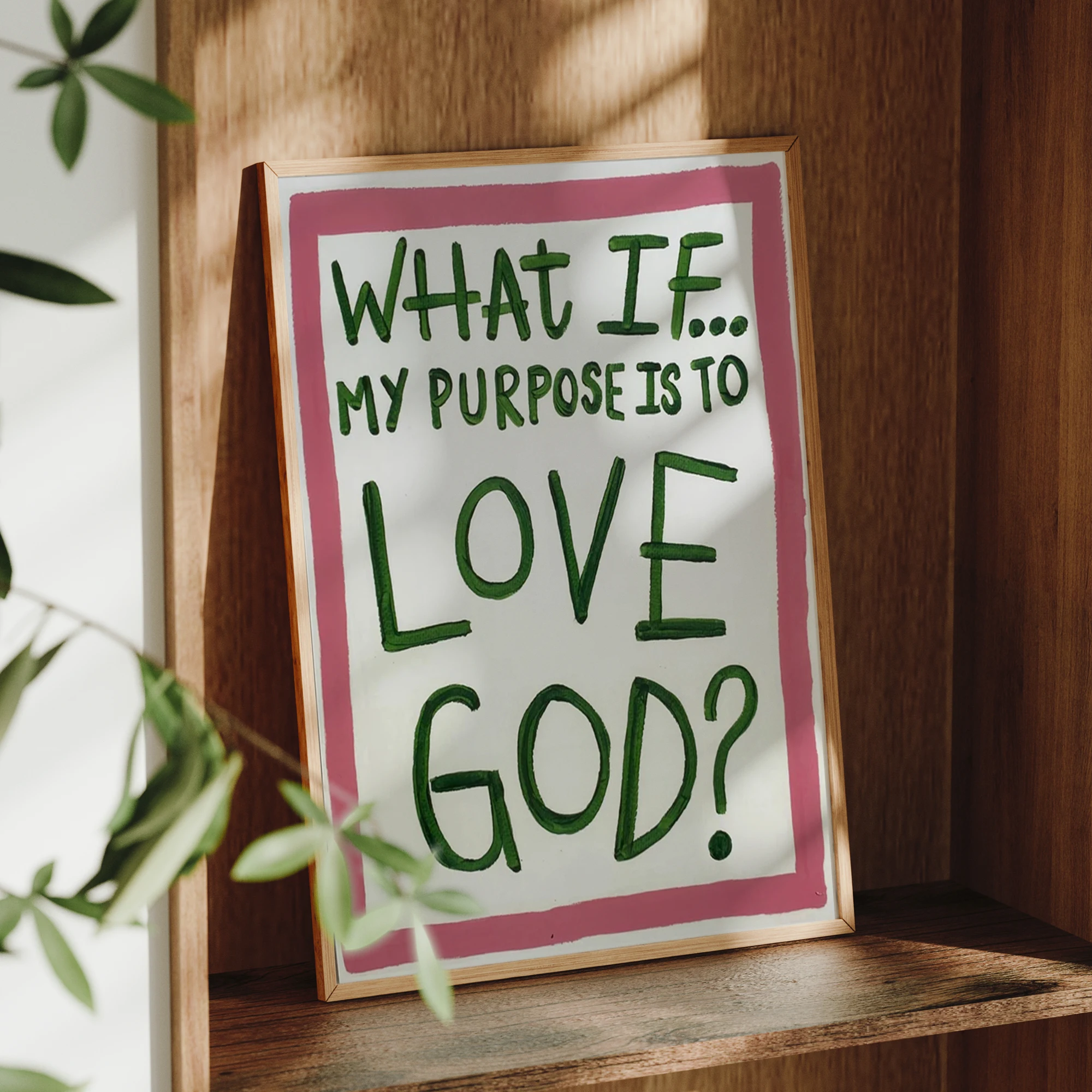 Milimalist What If My Purpose  - Home Decor Quotes ulasan dan harga
