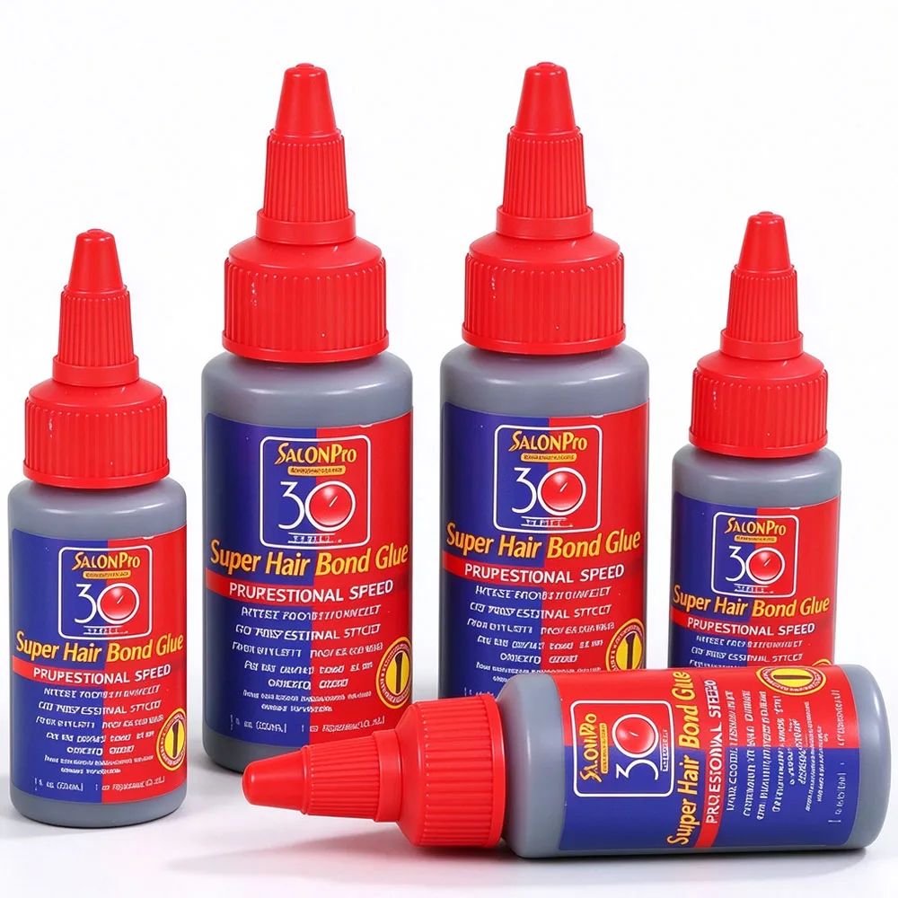 1/2/4FL.OZ Wig Glue Professional Hair Extension Anti-fungus Hair Bonding Glue Toupee Tool Liquid Adhesive False Eyelashes