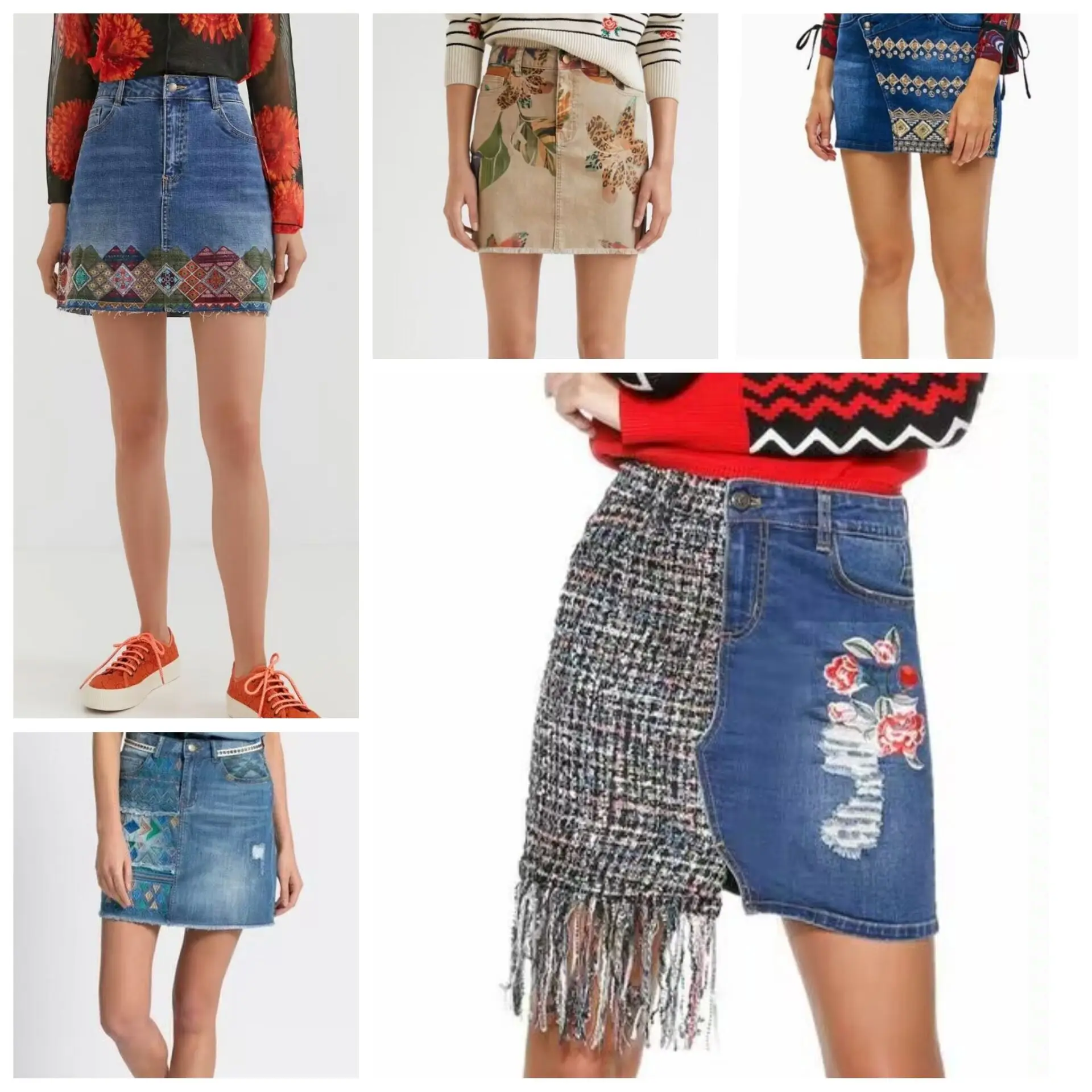 Foreign trade tail original single Spanish single heavy industry embroidery stretch denim shorts