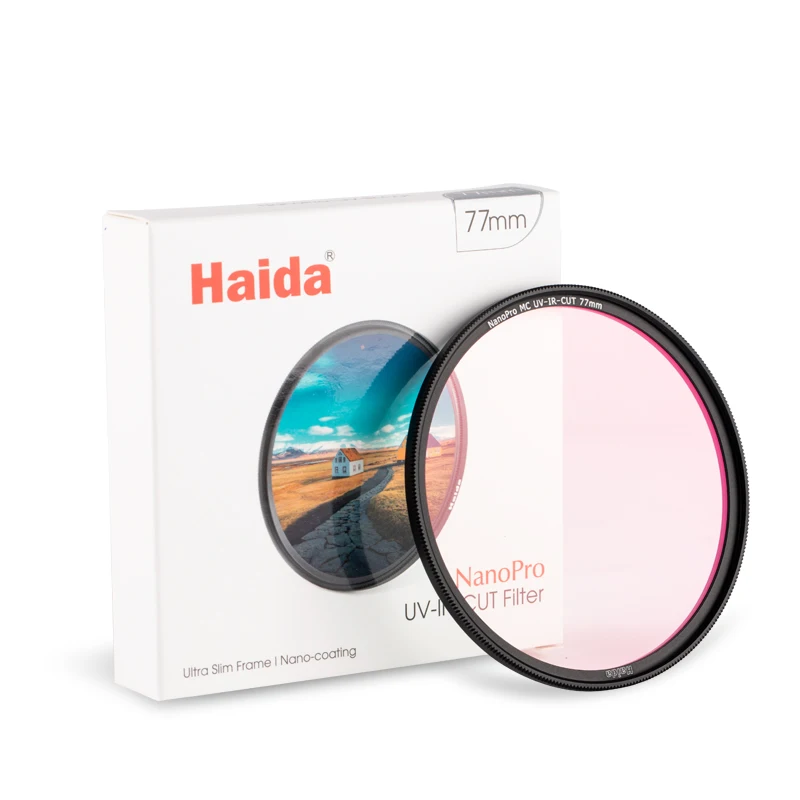 

NanoPro UV-IR Cut dual cut UV protective lenses 52/55/58/62/67/77/82mm are only suitable for medium and telephoto lenses