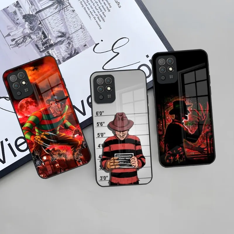 Film K-Krueger F-Freddy Horror Phone Case For Huawei P50 P30 P40 P20 P9 Smartp Z Pro Plus 2019 2021 Glass