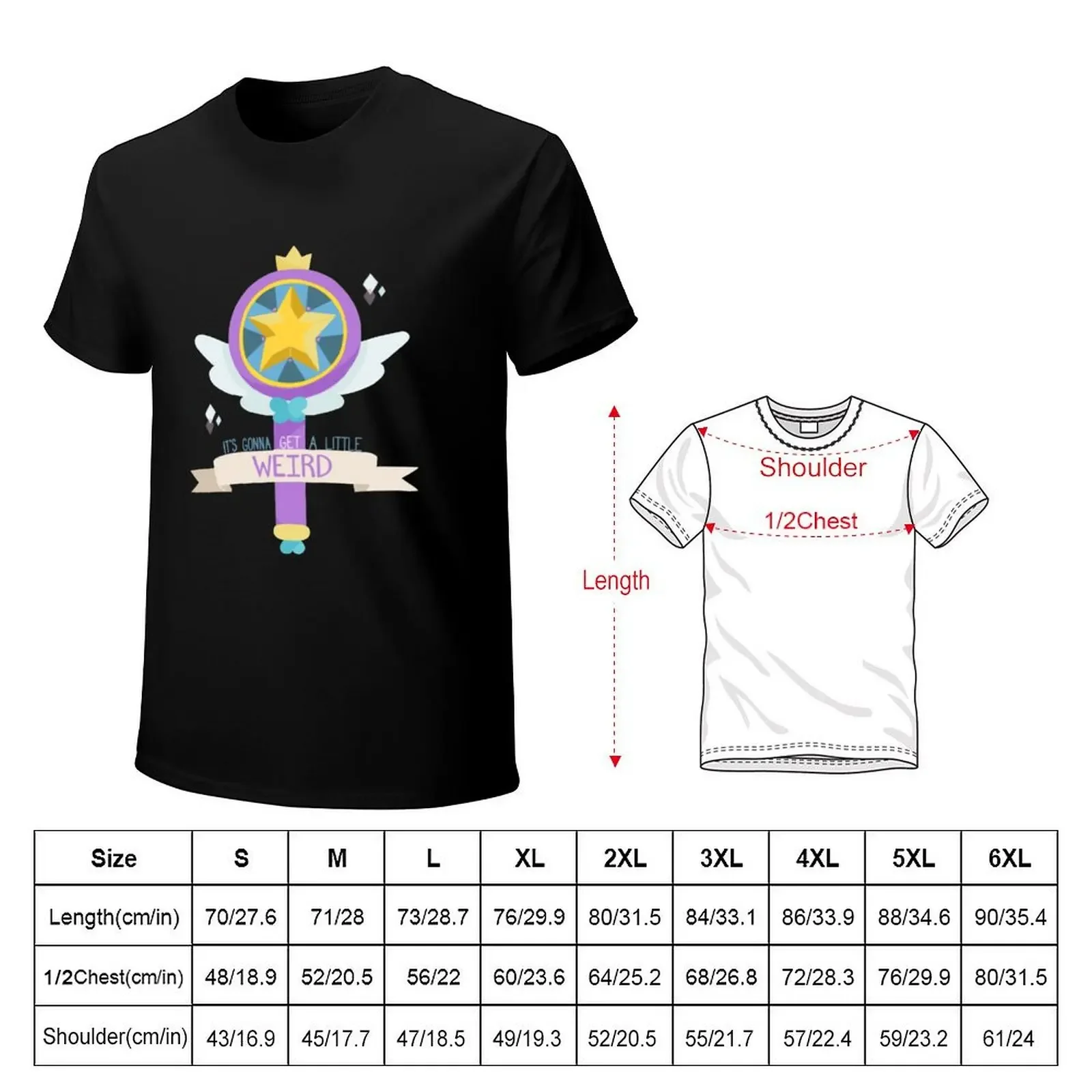 Star Butterfly's Wand T-Shirt vintage clothes summer clothes shirts graphic tee oversized t shirts for men