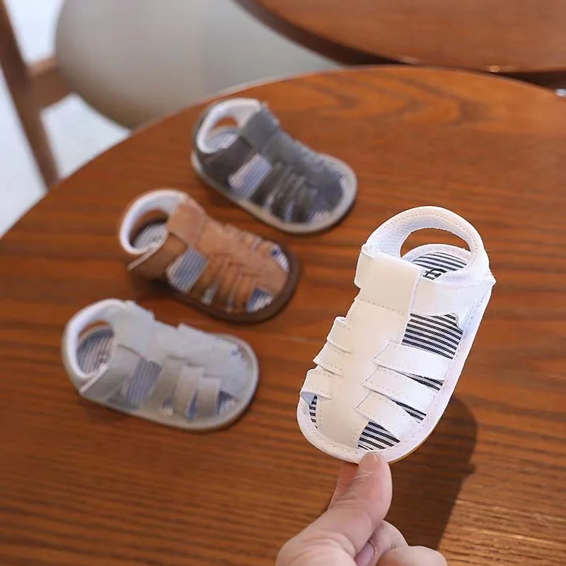 Baby Boys Girls Summer Sandals 0-18M First Walker Soft Rubber Sole Casual Comfortable Fashion Newborn