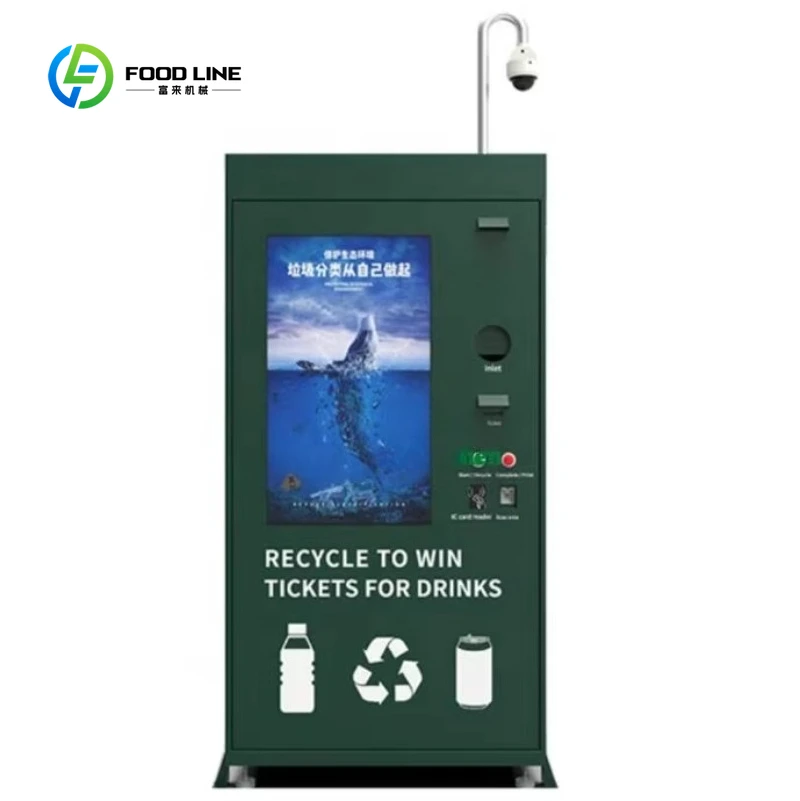 Customized Smart Reverse Vending Machine for Recycling PET Bottle, Can, Glass or Metal RVM Premium Quality