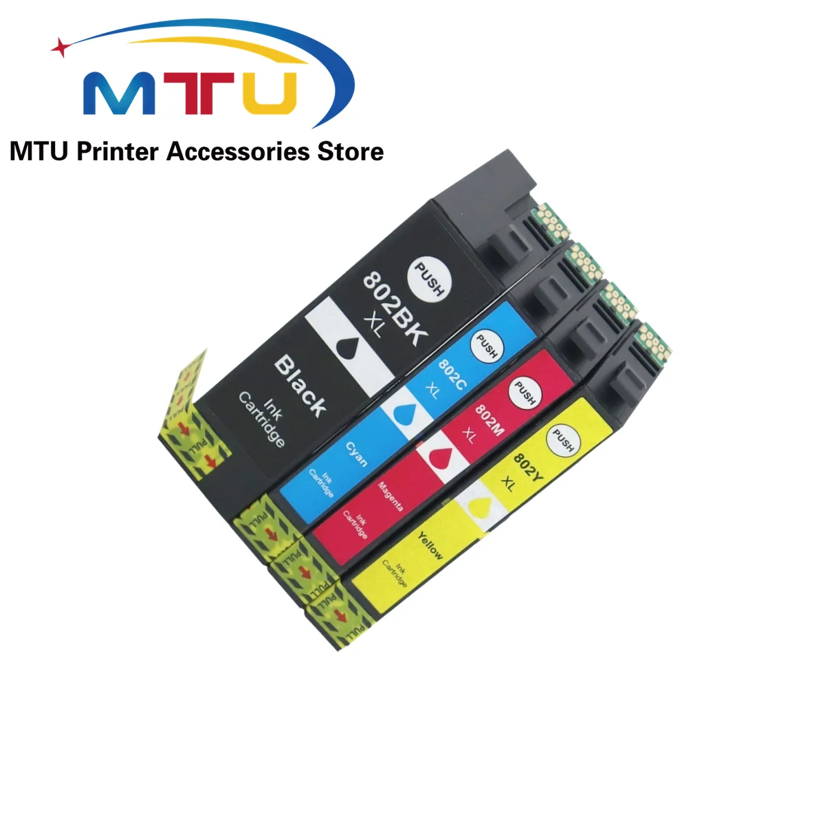 

1 комплект 802-I 802 802XL T802XL T802 картриджи для EPSON WF-4720 WF-4730 WF-4734 WF-4740 WF-4745