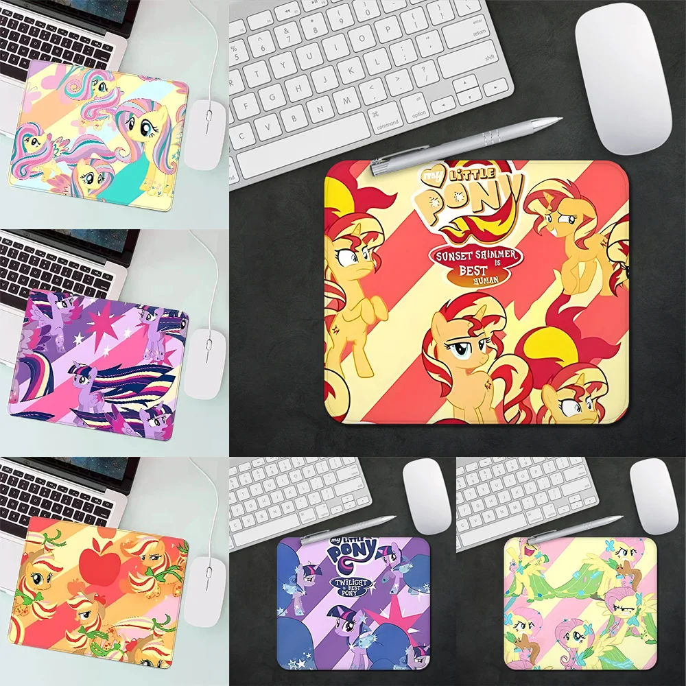 

M-My Cartoon P-Pony L-Little Gaming Mouse Pad XS Small Mousepad For PC Gamer Desktop Decoration Office Mouse Mat Deskmat Rug