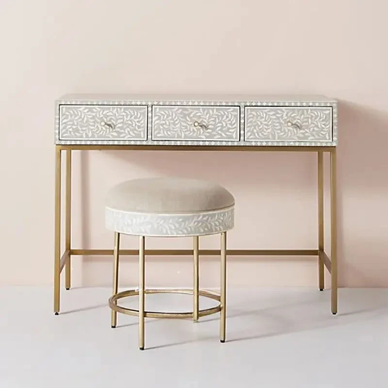 

Американский простой европейский легкий роскошный макияж, цветочная лоза, ручная роспись, комод для спальни, новый китайский макияж