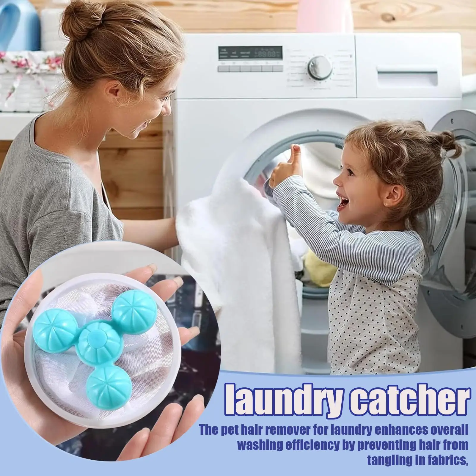 3pcs Washing Machine Filter Net for Pet Hair Remover Laundry Cleaning Tool Floating Filtering Mesh Efficient Lint Capture