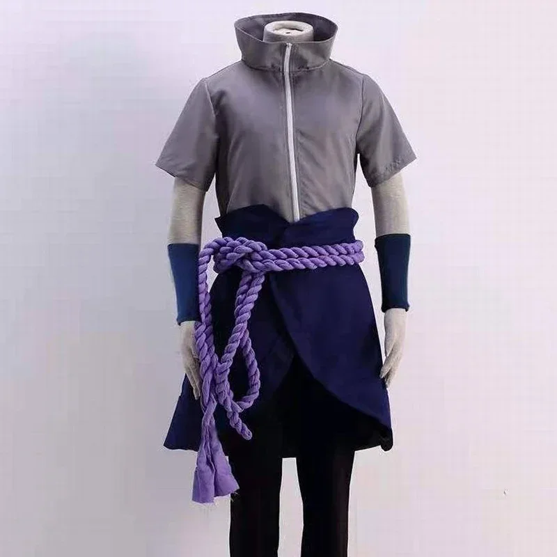 ZA01 2024 Anime Cosplay Sasuke Suit Costume di Halloween Cosplay Scarpe Comic Uchiha Cos Vestito di ruolo Vestiti di scena PerformaZa0@