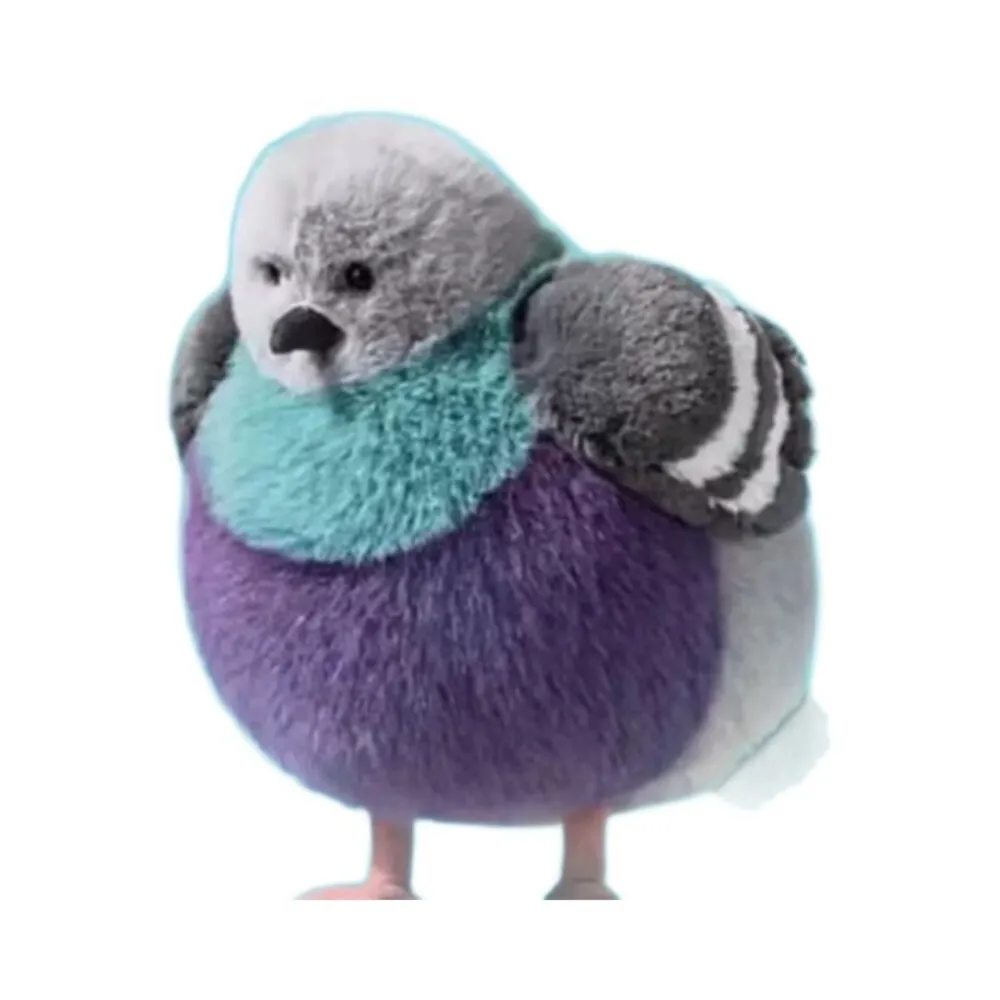 واقعية صغيرة الطيور ألعاب من نسيج مخملي دمية قلادة عصفور ابتلاع الببغاء محشوة الحيوان لينة لطيف ديكور الاطفال هدية اللعب