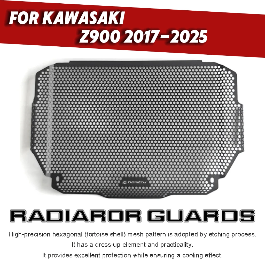 

Для Kawaskai Z900 2017-2025 мотоциклетная защитная крышка радиатора защитная решетка сетчатая крышка