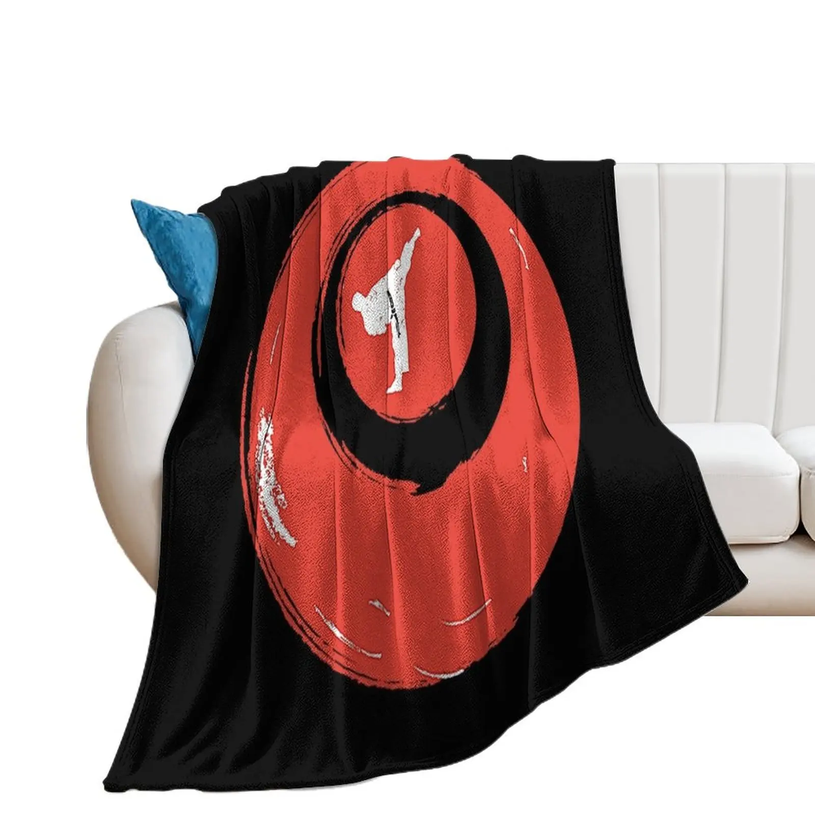 Okinawa Karate japan shirt Throw Blanket anime Stuffeds Bed covers Warm Blankets