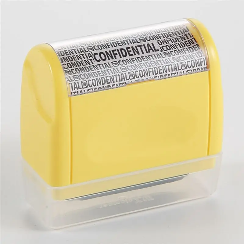 ABNQ Identity Theft Protection Stamp Roller,for Personal Information Blackout, Privacy and Address Blocker, L