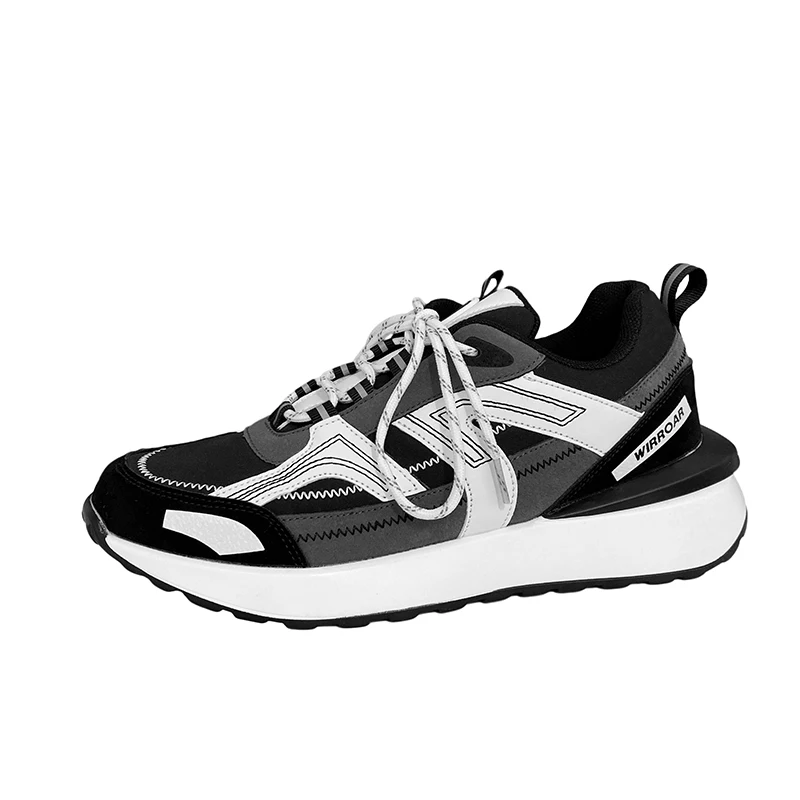 Zapatos informales de moda para hombre, zapatillas deportivas transpirables de malla, zapatos para exteriores para primavera y otoño, suela ultraligera y ultrasuave