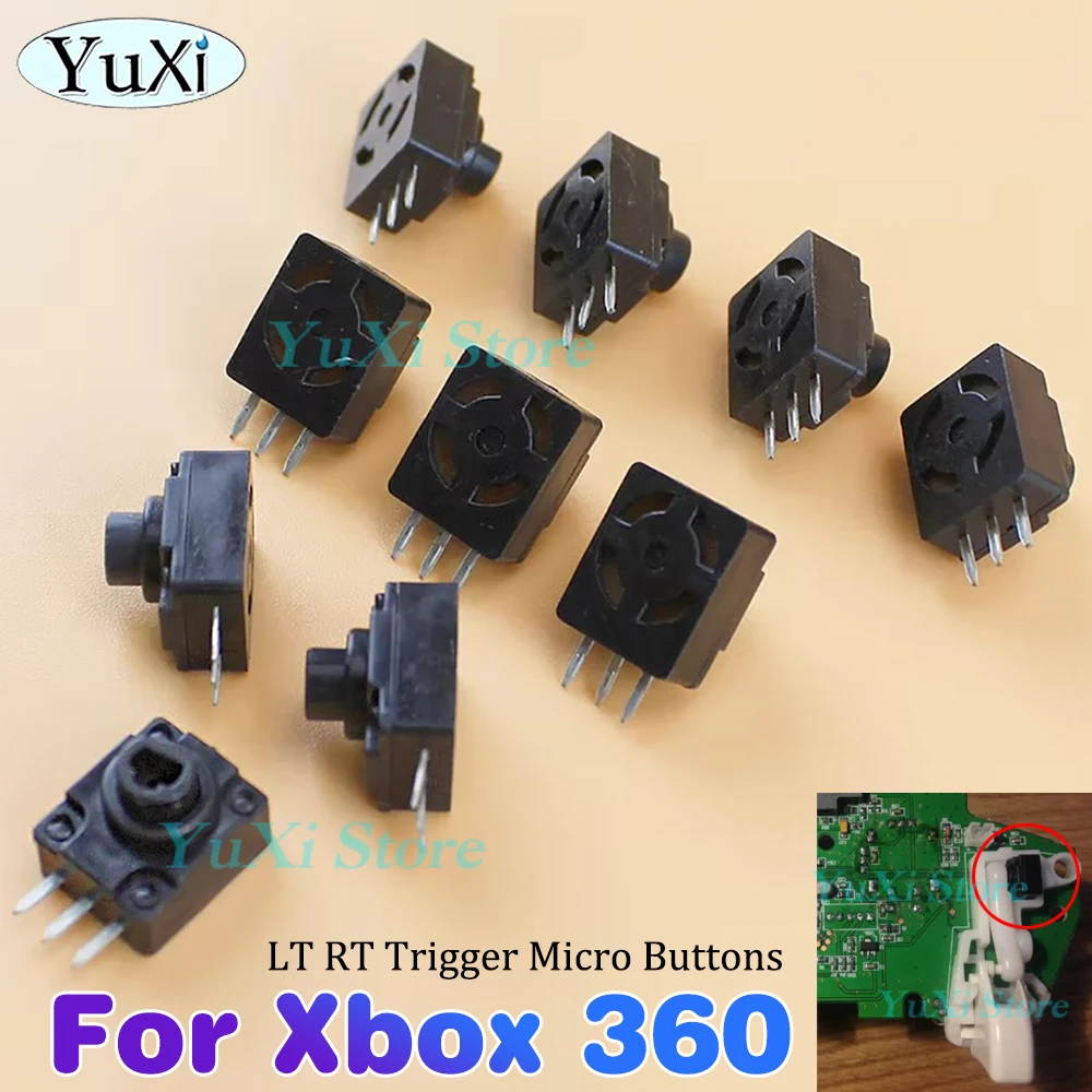 For Xbox 360 Controller LT RT Trigger Micro Switch Button Left Right Potentiometer Switch Buttons Replacement Repair Parts