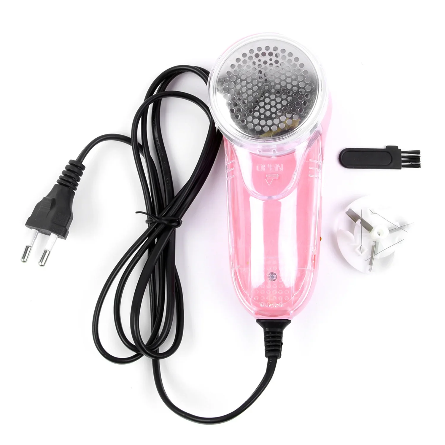 1pc Fabric Shaver Blade Brush Kit EU Type Portable Trimmer Clothes Lint Pill Fluff Remover Fabrics Sweater Shaver