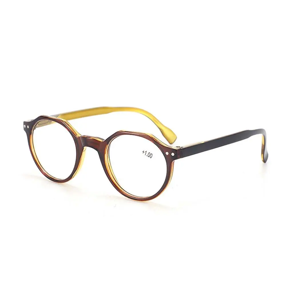 Модные + 1,0 ~ + 4,0 коричневые оптические леопардовые принты антирадиационные женские очки для чтения очки для дальнозоркости круглые очки для чтения
