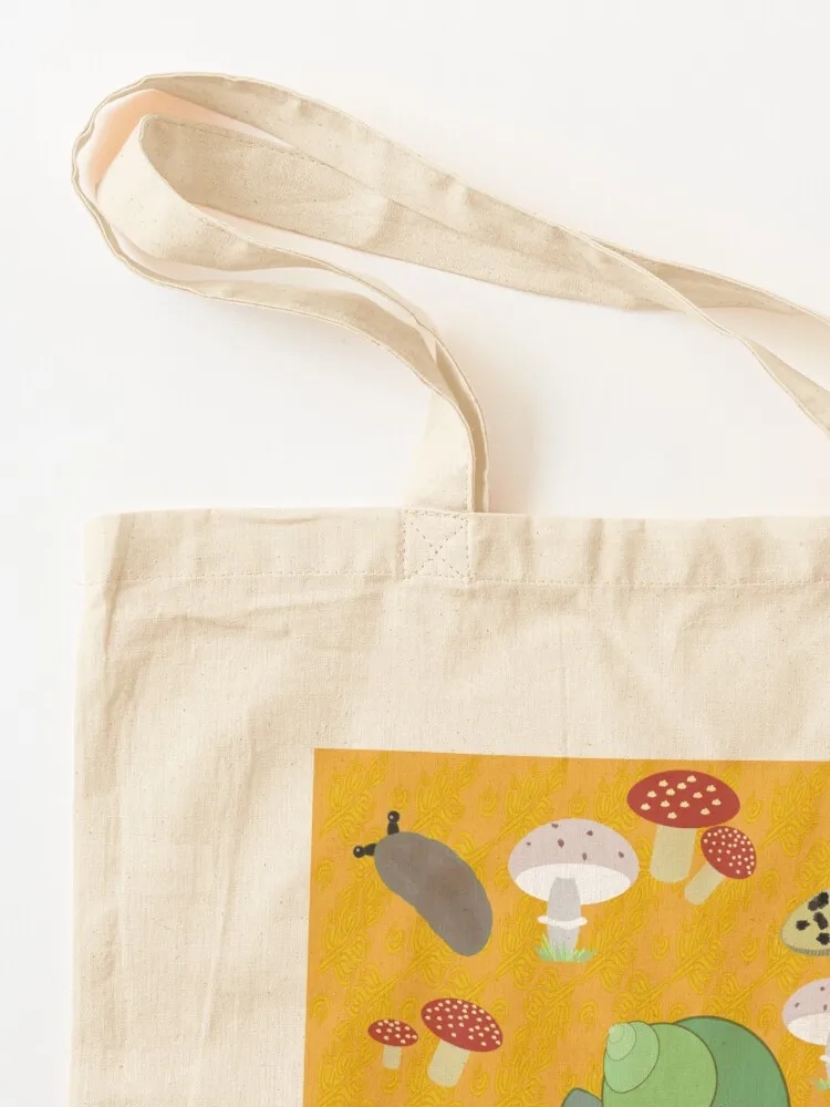 الخريف Gastropods حمل حقيبة المتسوق حقائب للنساء حقيبة قماش مخصصة للمتسوقين حقائب الشاطئ النسائية #3