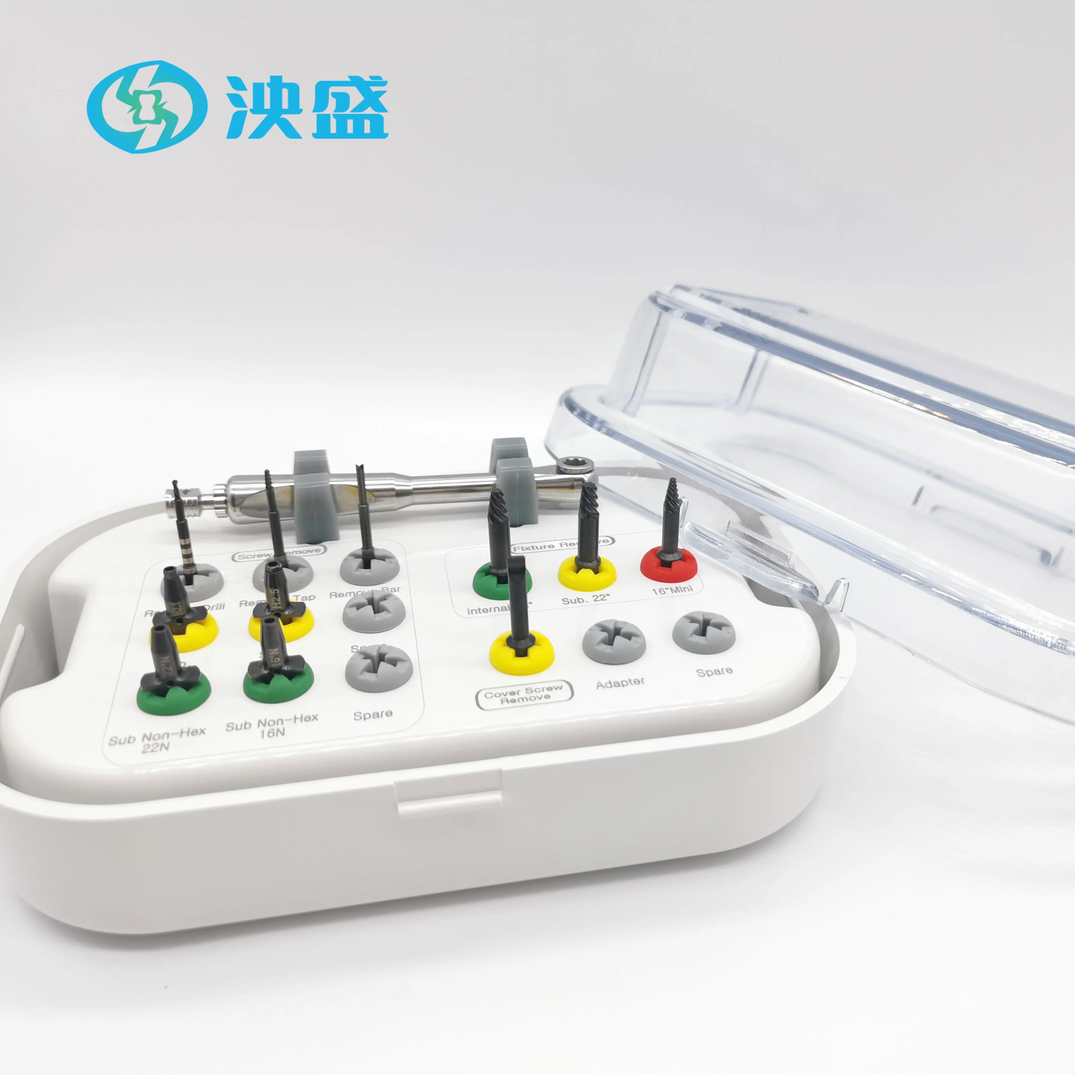 Dental Total Remove Kit Straight Screwdriver/Screw Remove Guide/Bar/Tap/Drill Adapter Fixture Remove