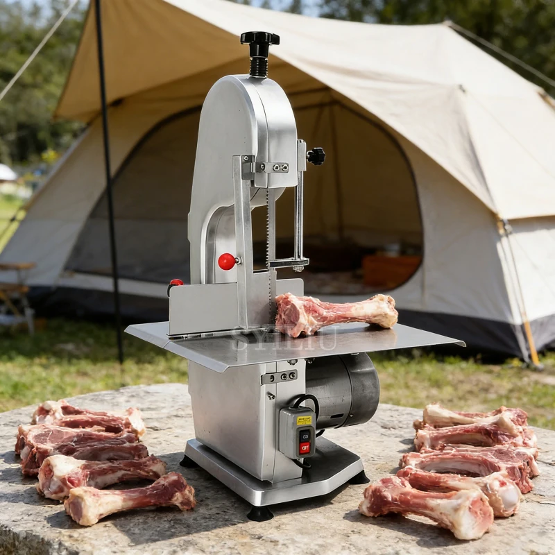 Commercial Electric Frozen Meat Bone Cutting Machine Frozen Meat Fish Pig Trotter Mutton Chop Automatic Meat Cutting Machine