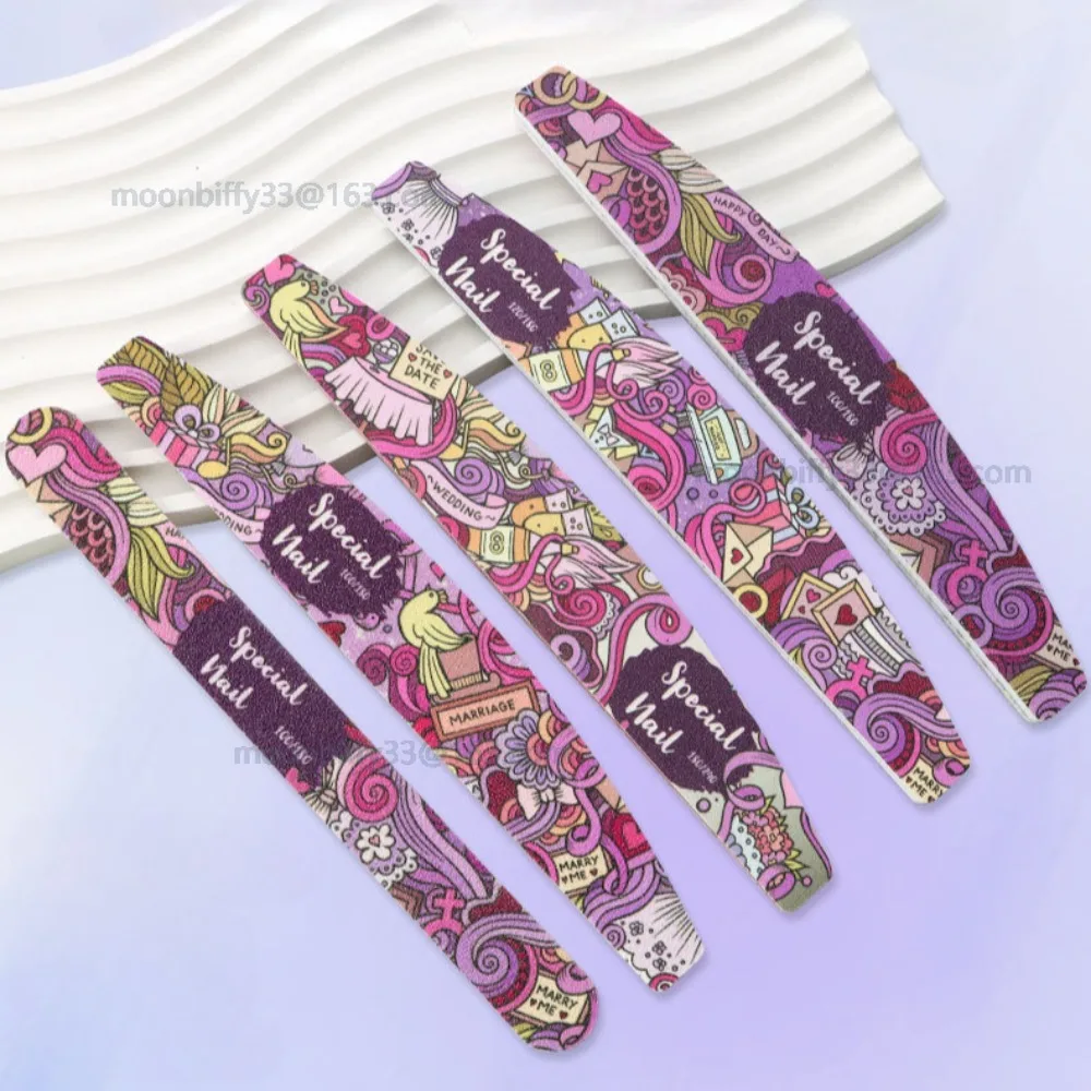 

1/5PCS Nail Files 100/120/180/240 Grit Sandpaper Double Sided Nails Buffer File Manicure Accessories Sandpaper Polishing Tools