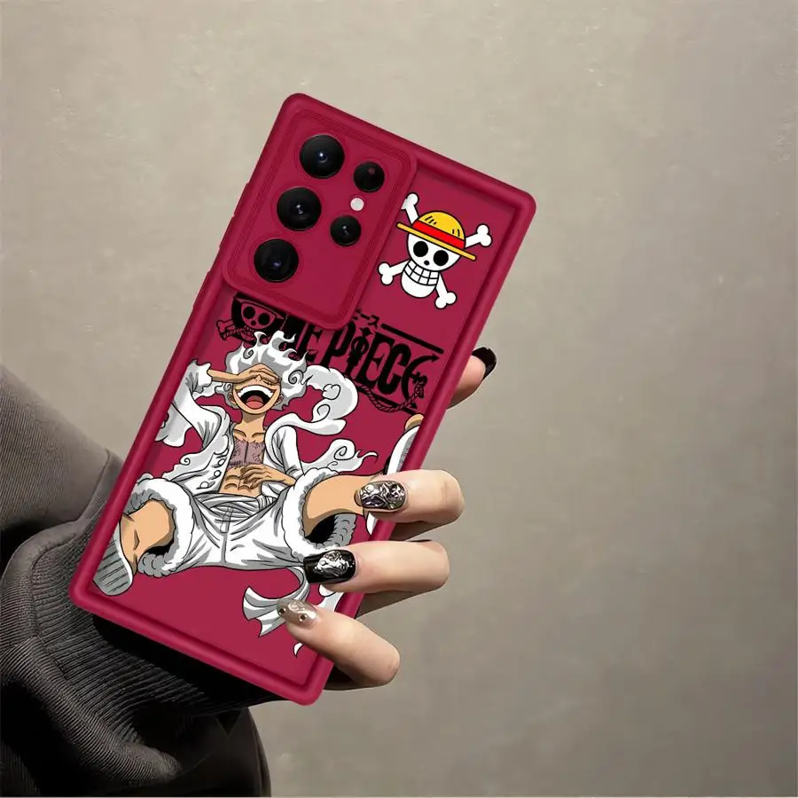 One Piece Luffy Cool Case for Samsung Galaxy S26 S23 Note 20 Ultra S24 ultra S20 FE S25 S22 Plus S21 Phone Cover