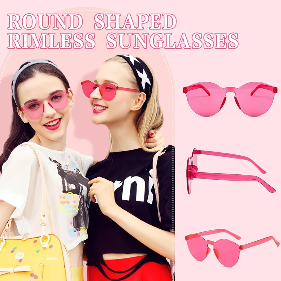 10–120 Stück Party-Herz-Sonnenbrille, Hochzeits-Sonnenbrille für Gäste, Junggesellenabschied, randlose bunte Sonnenbrille, Geburtstags-Foto-Requisiten – Detail 10