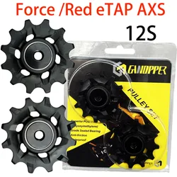 12T FORCE Red ETAP XPLR AXS Rear Derailleur Pulley Wheel 12S X-Sync Bearing Jockey Wheel Roller For Sram Road Bike 12 SPeed 12v