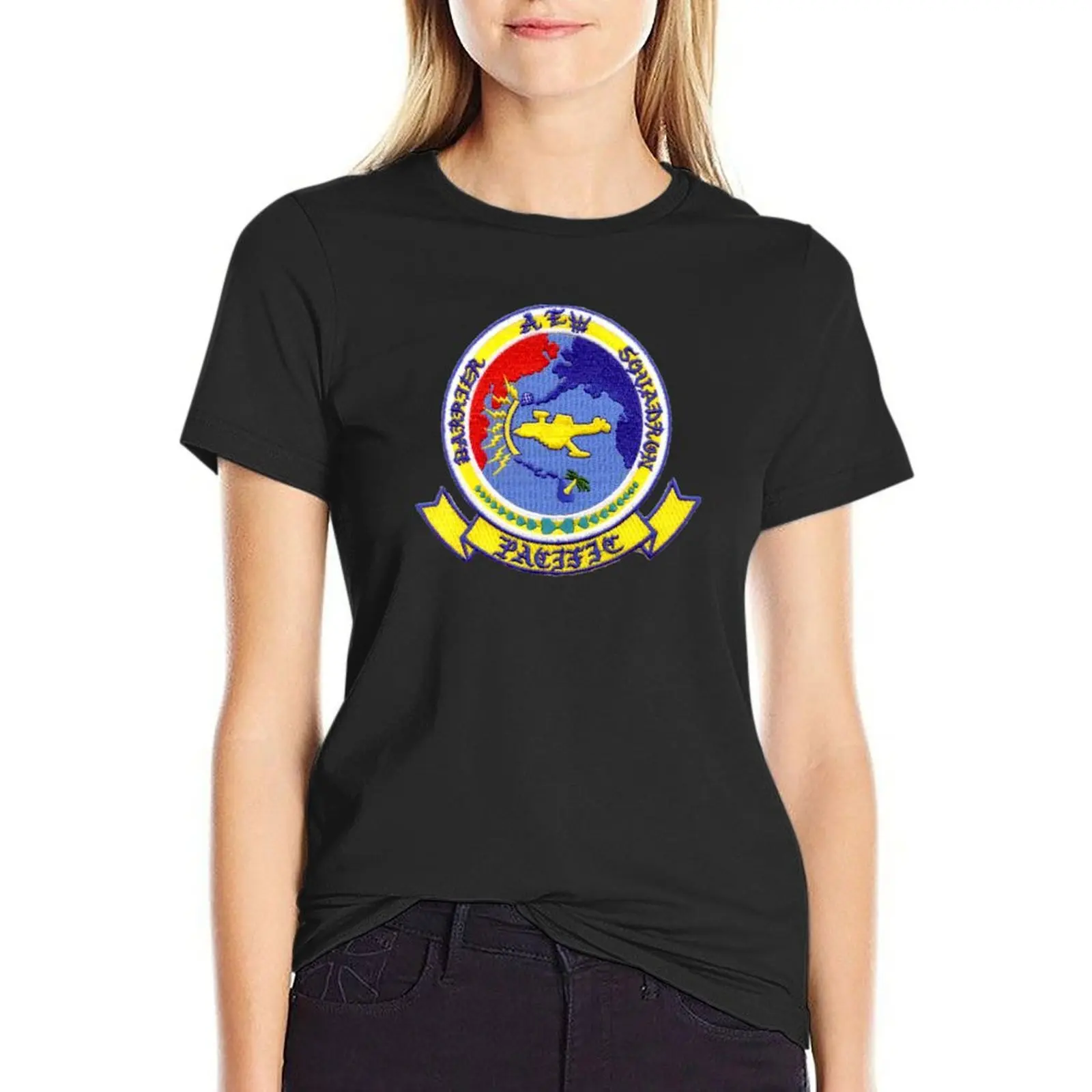 

AIRBORNE EARLY WARNING BARRIER SQUADRON - PACIFIC T-Shirt plus sizes aesthetic clothes workout shirts for Women loose fit