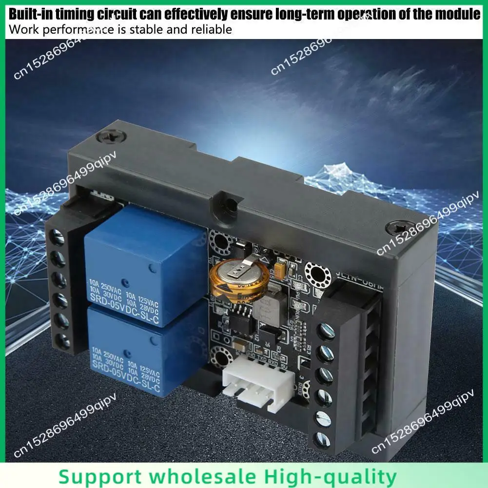 Módulo programável do atraso do relé da placa de controle industrial FX1N-06MR do PLC de ABSF com shell