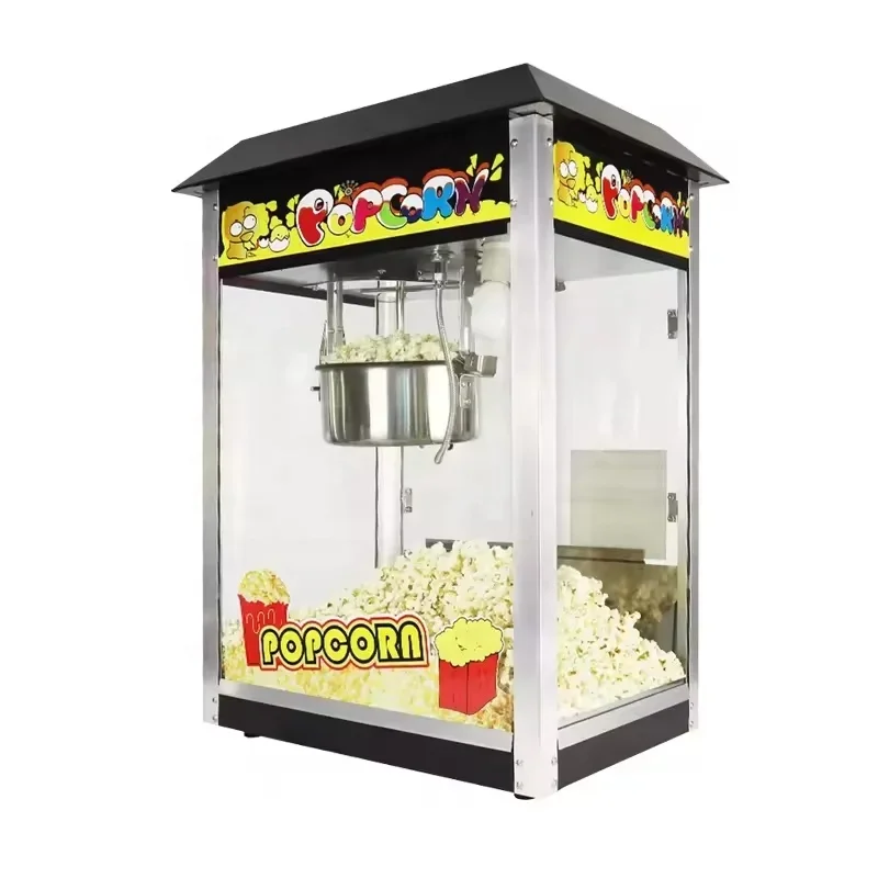 Para 2024, gran oferta, precio de fábrica al por mayor, máquina de palomitas de maíz eléctrica con sabor a caramelo Industrial, máquina comercial para hacer palomitas de maíz