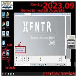 Newest version 2023.09 xentry software install and activation remotely can work with Diagnostic for C4/C5/C6 and openport 2.0