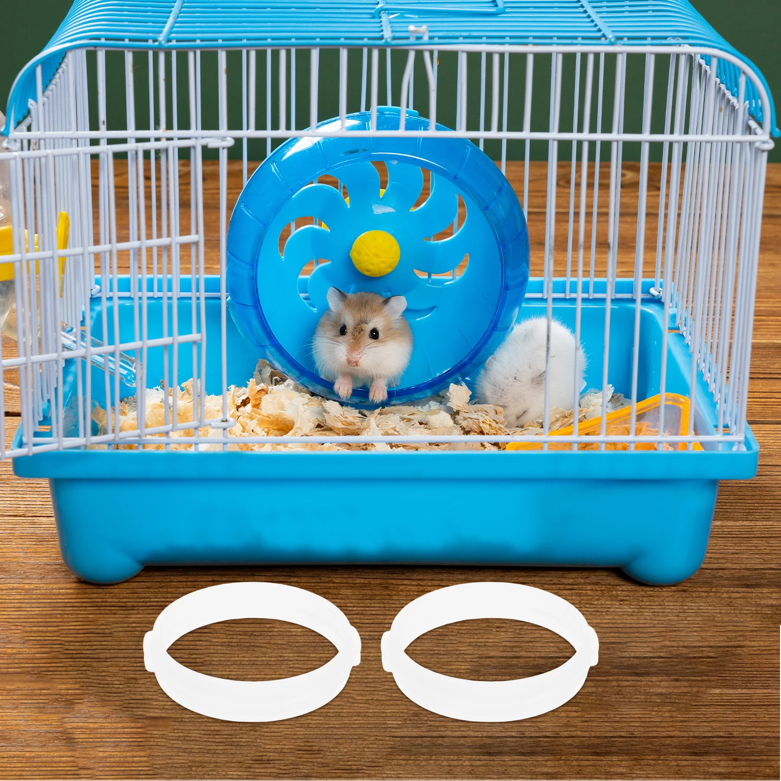 

10pcs Hamster Tunnel Connector Plastic Circles Straight Curve DIY Cage Accessories Guinea Pig Tube Ring Replacement Small Pet