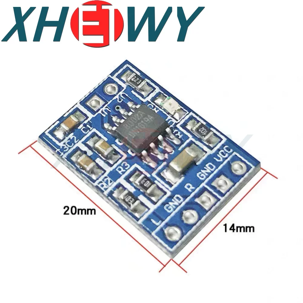 Super Mini HXJ8002 Audio Power Amplifier Board Mono Channel Voice low noise Amplifiers Module 2.0-5.5V Replace PAM8403