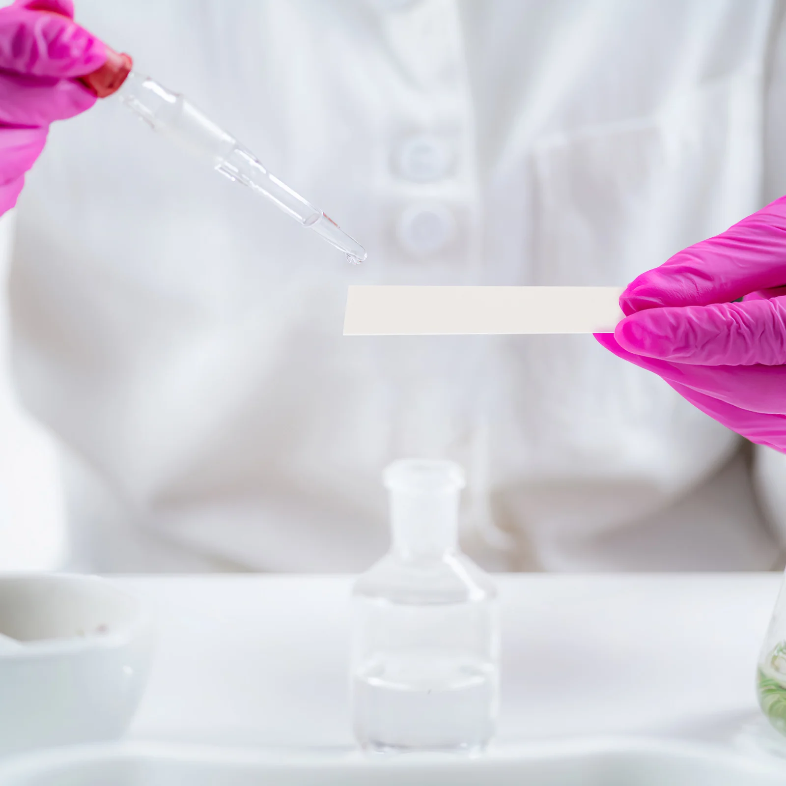 

500Pcs Laboratory Filter Papers Chromatography Strips for Science Experiments Reliable Multi Purpose Use in Classrooms Labs