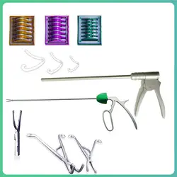 72pcs Plastic Laparoscopic Polymer Ligation Clips Hemolok Clips laparoscopy Surgery Surgical Vascular Clips Medical Tools