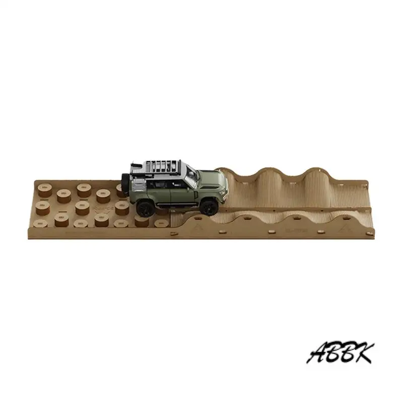 ABBK-Wooden Simulation Off-Road Obstacles For 1/16 1/18 1/24 RC Crawler Model Car Adult Children's Toys Assembly Prop