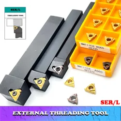 SER1010H11 SEL1010H11 SER1212H11 SEL1212H11 SER1616H11 SEL1616H11 External Thread Arbor 10PCS MMT11ER Carbide Threaded insert