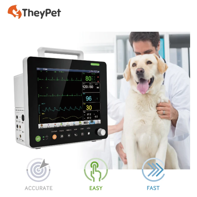 Veterinary Instrument Multi-Parameter Moonitor for Animal Health Management